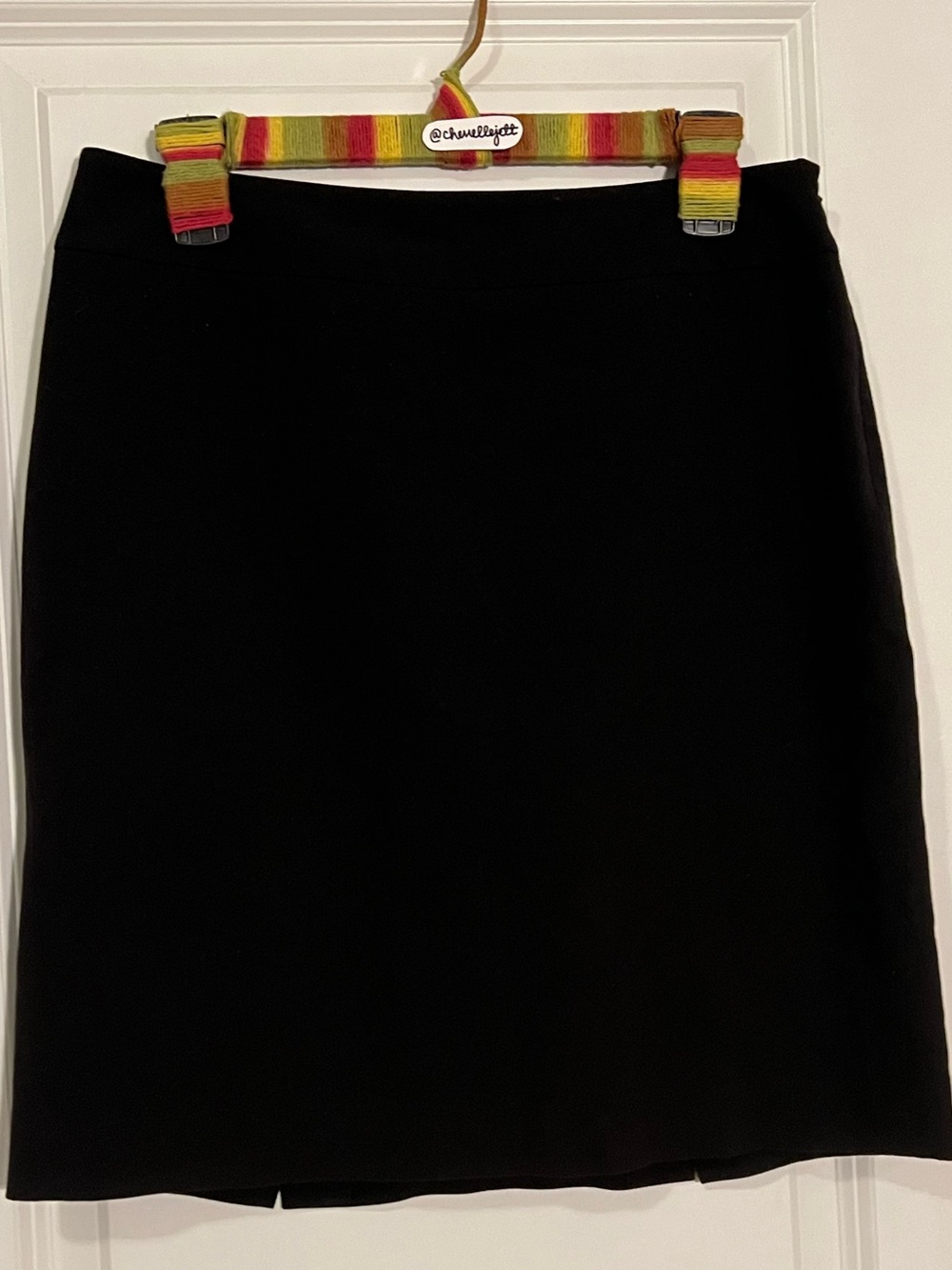 Staple Knee-Length Black Office Skirt